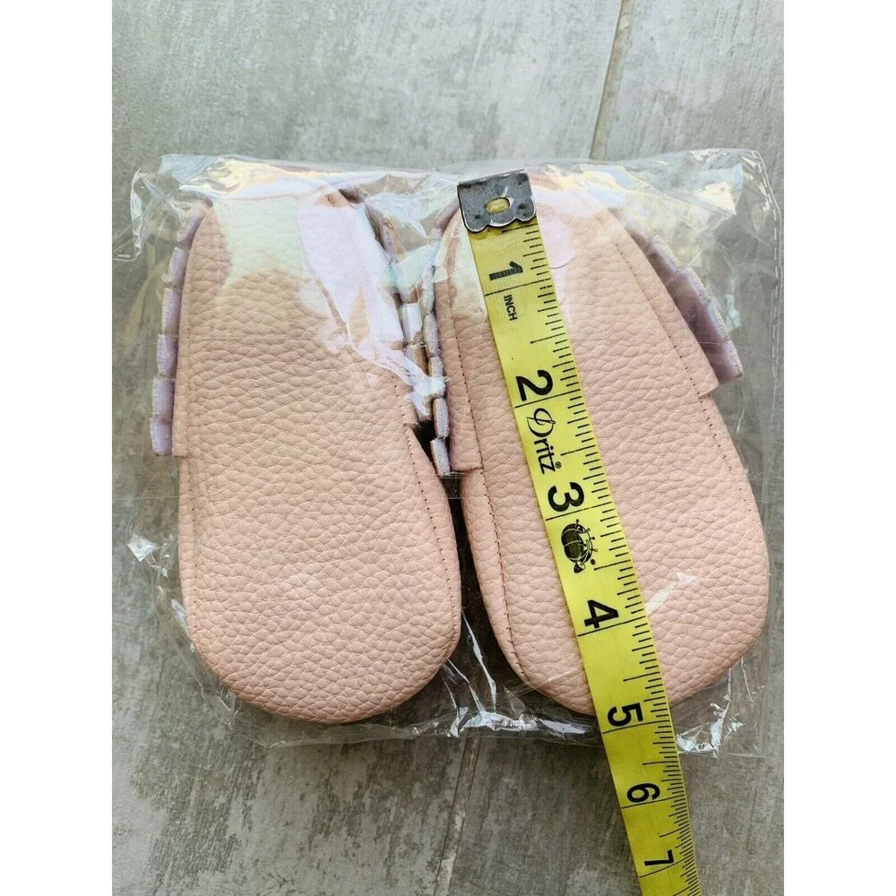 Los Angeles Boutique Vegan Leather Moccasin Slip on Baby Shoes 12-18 Months Sz 4